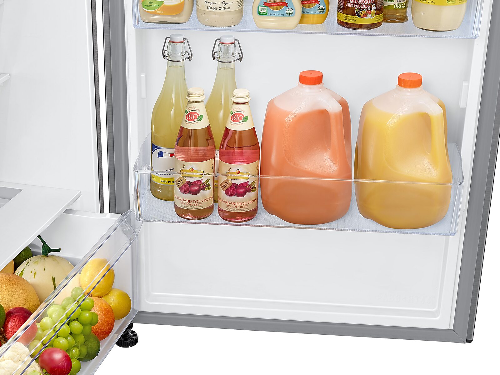 15.6 cu. ft. Top Freezer Refrigerator with All-Around Cooling in Black(RT16A6195SR/AA)