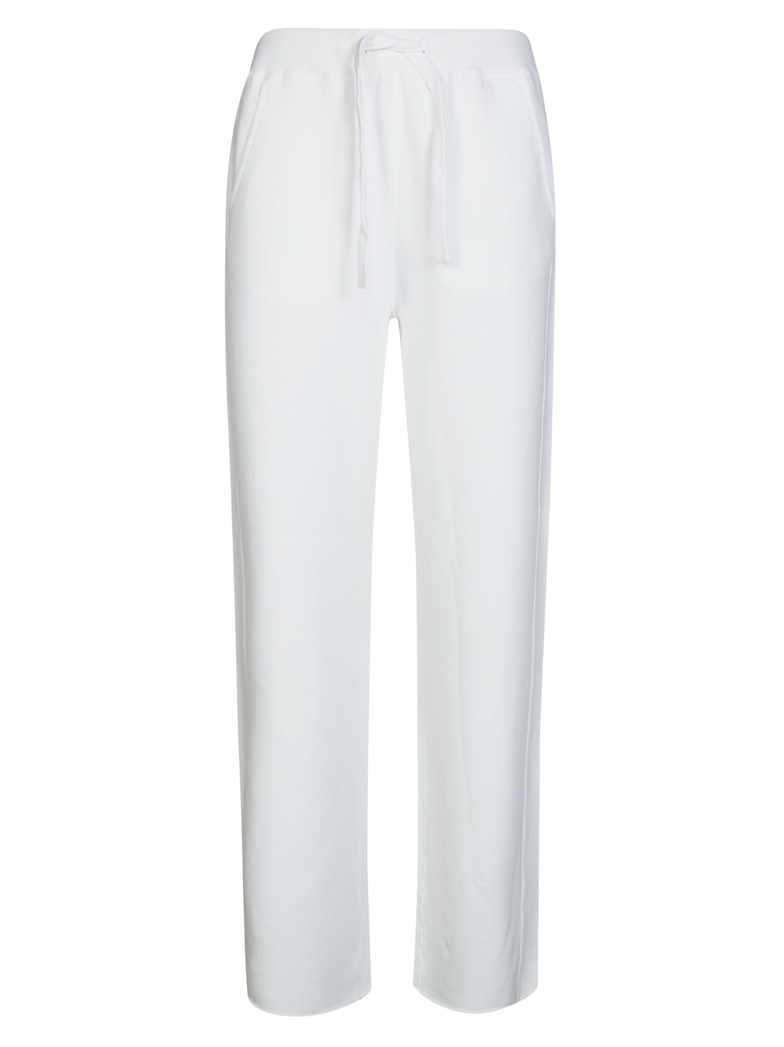 Wide-leg Trousers in Brushed Cotton for Women