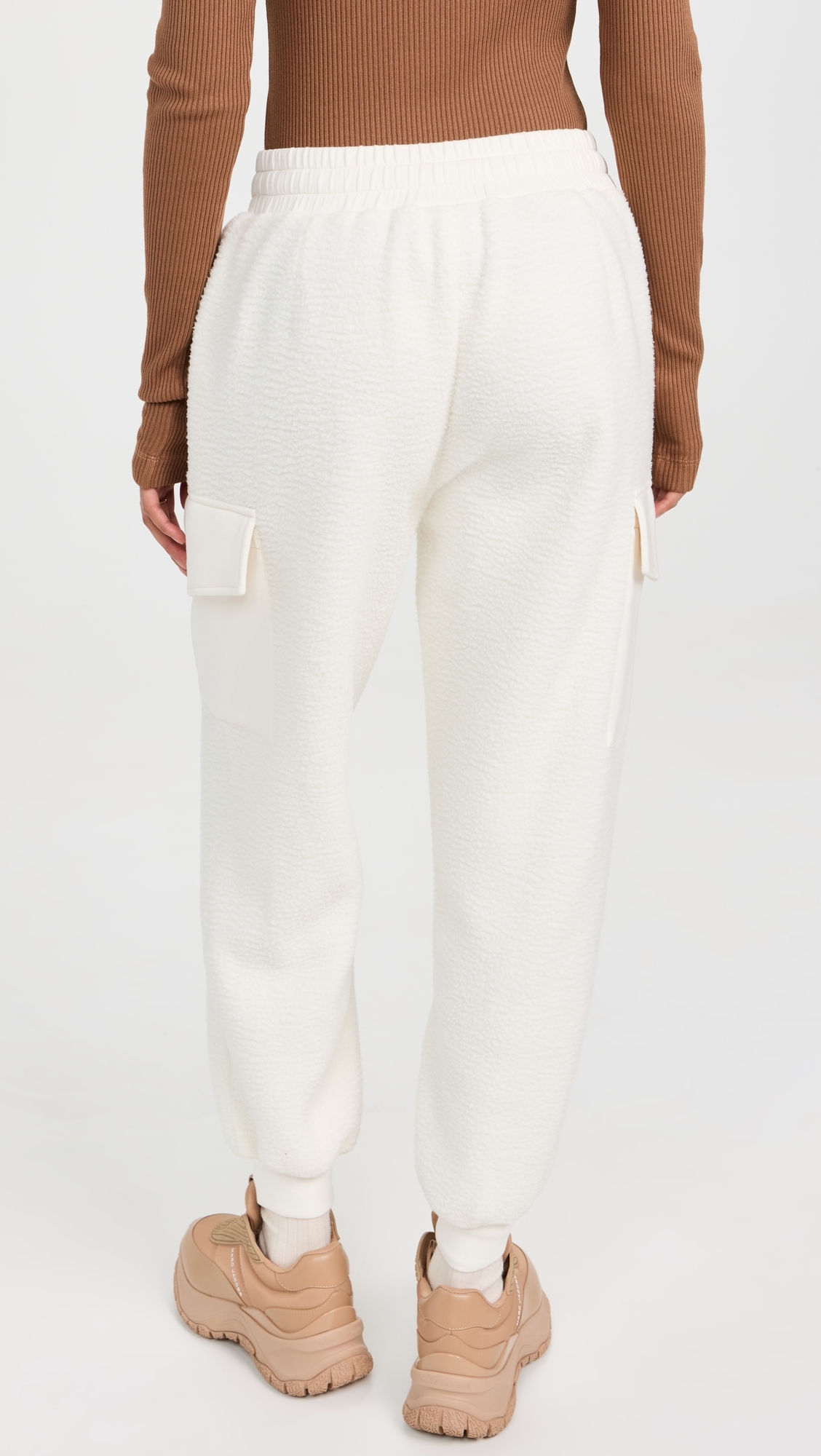 Samson Relaxed Fleece Pants Egret