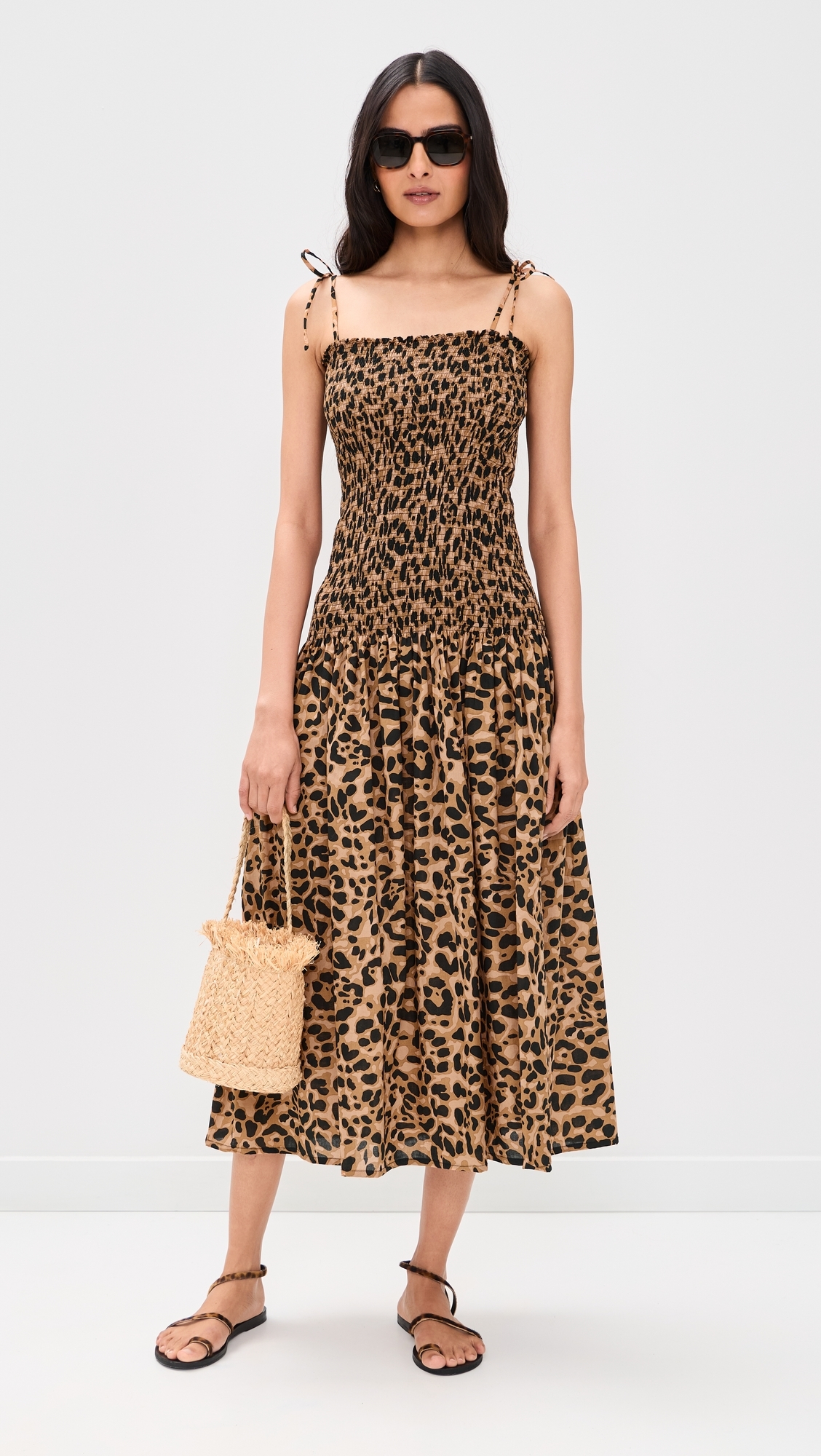 Juliette Dress Leopard Cotton One Size