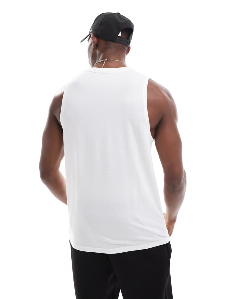 Puma Mens Tech tank top in charcoal white