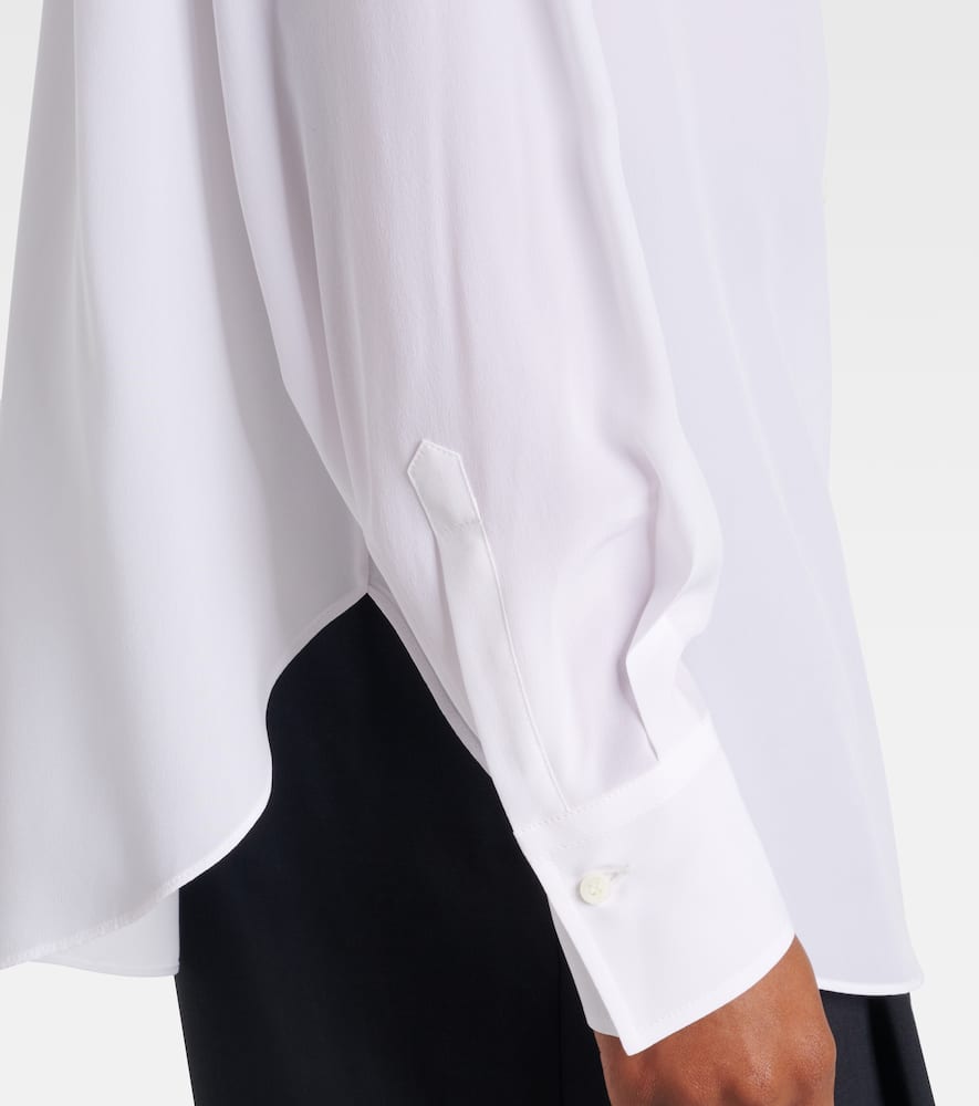 Silk satin shirt
