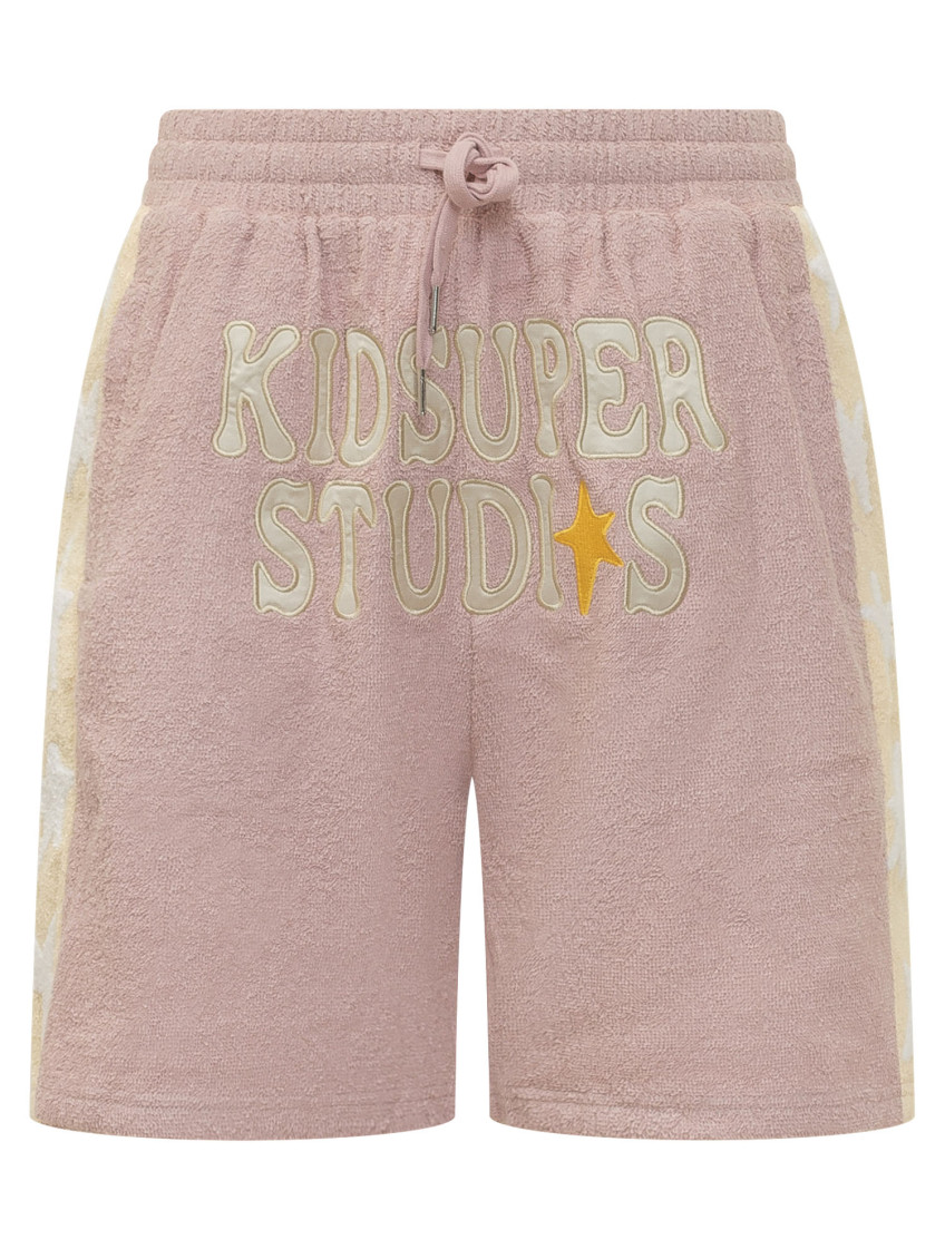 Light Pink Logo Shorts