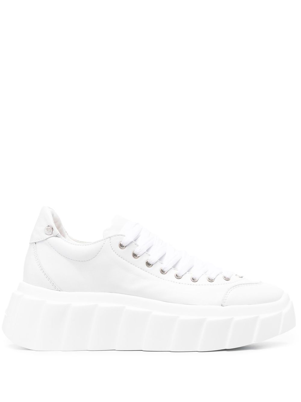 Blondie Ties leather sneakers - White
