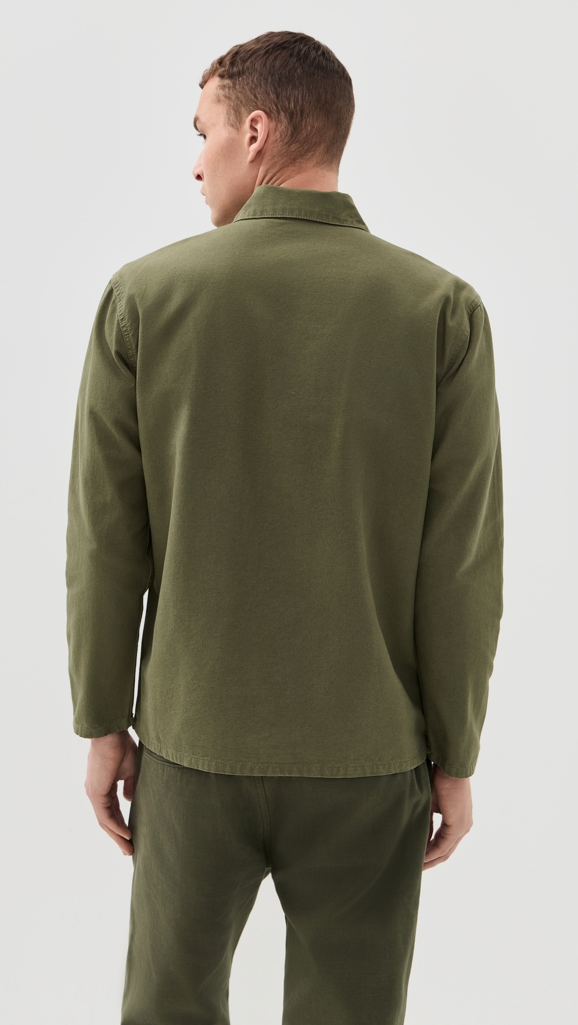 Canvas Chore Shirt Olive