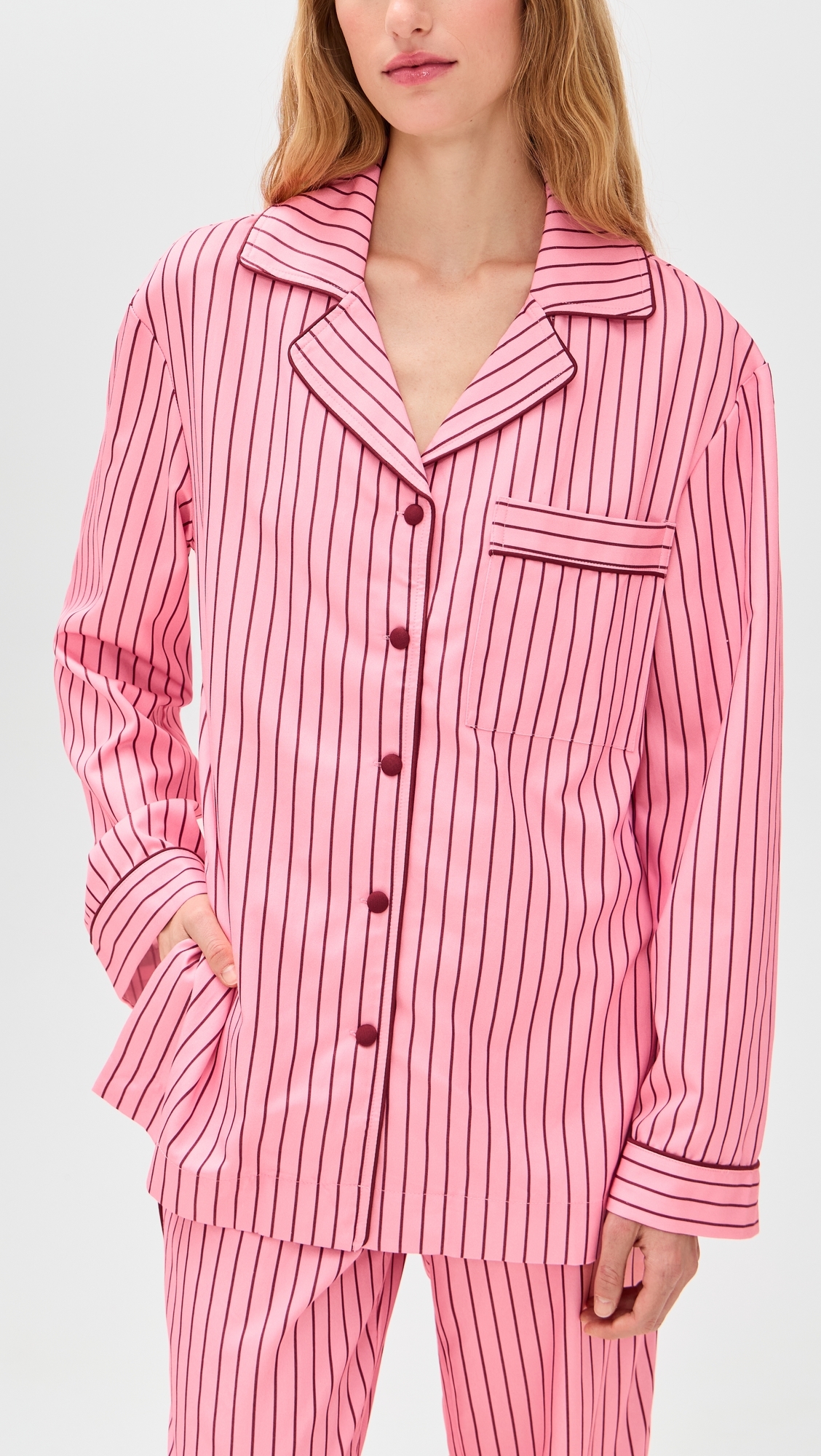 Long Sleeve Sleep Shirt Rocky Road