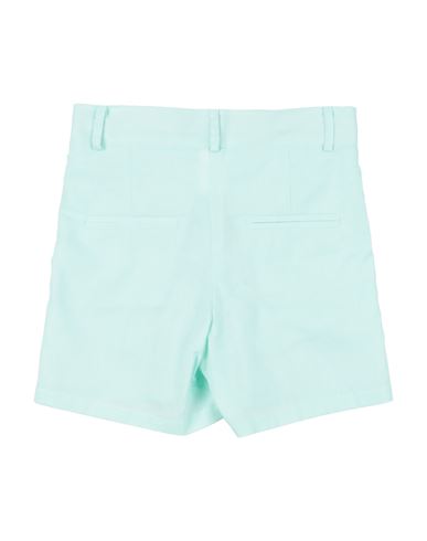 Kid Boy Shorts & Bermuda Shorts Turquoise Size 10 Cotton, Linen