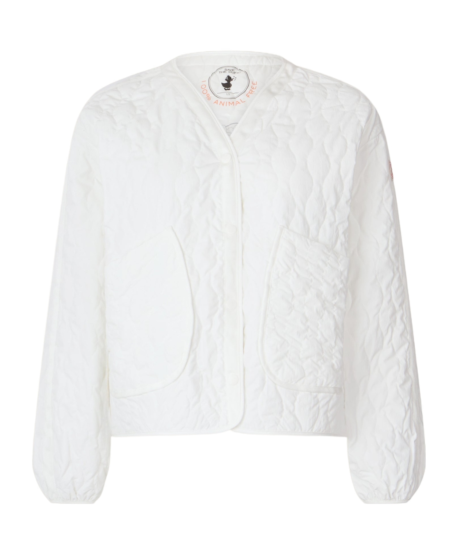 Quilted-pattern jacket