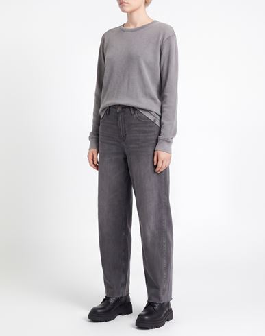 Woman Jeans Grey Size 30 Cotton, Polyester, Modal, Elastane