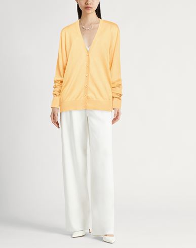 Woman Cardigan Mandarin Size 6 Linen, Silk