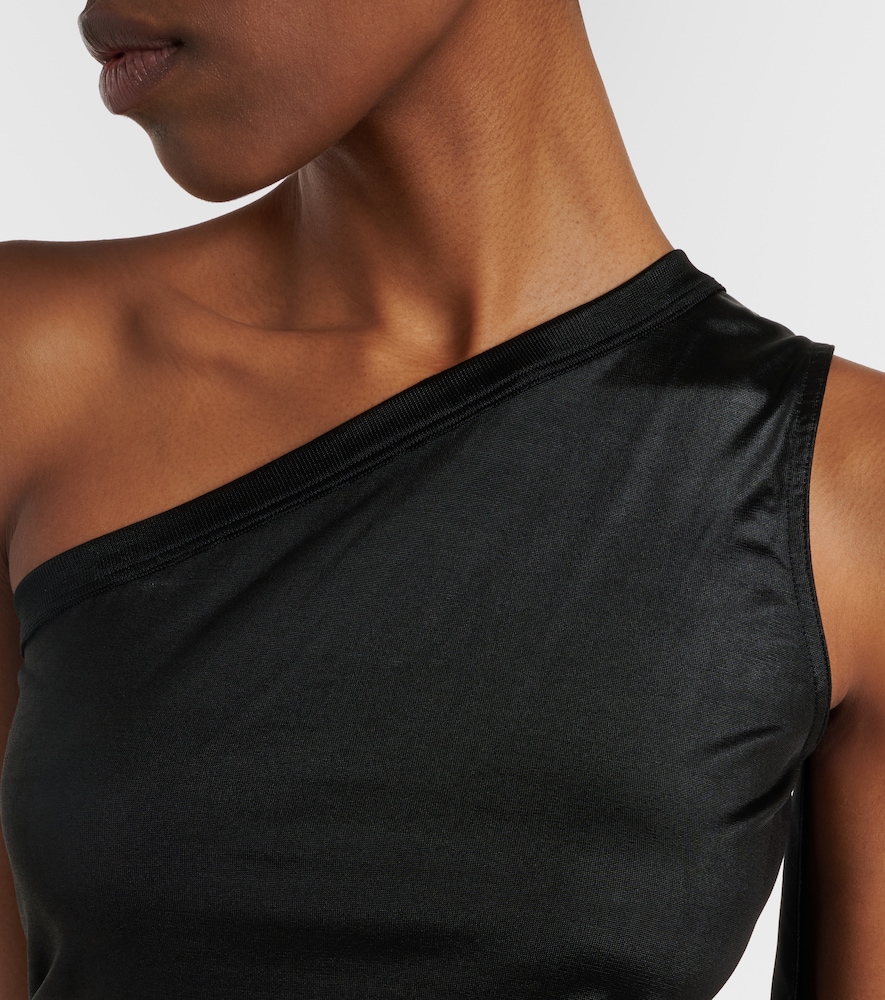 Ziggy one-shoulder jersey top