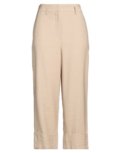 Woman Pants Camel Size 2 Viscose, Polyester