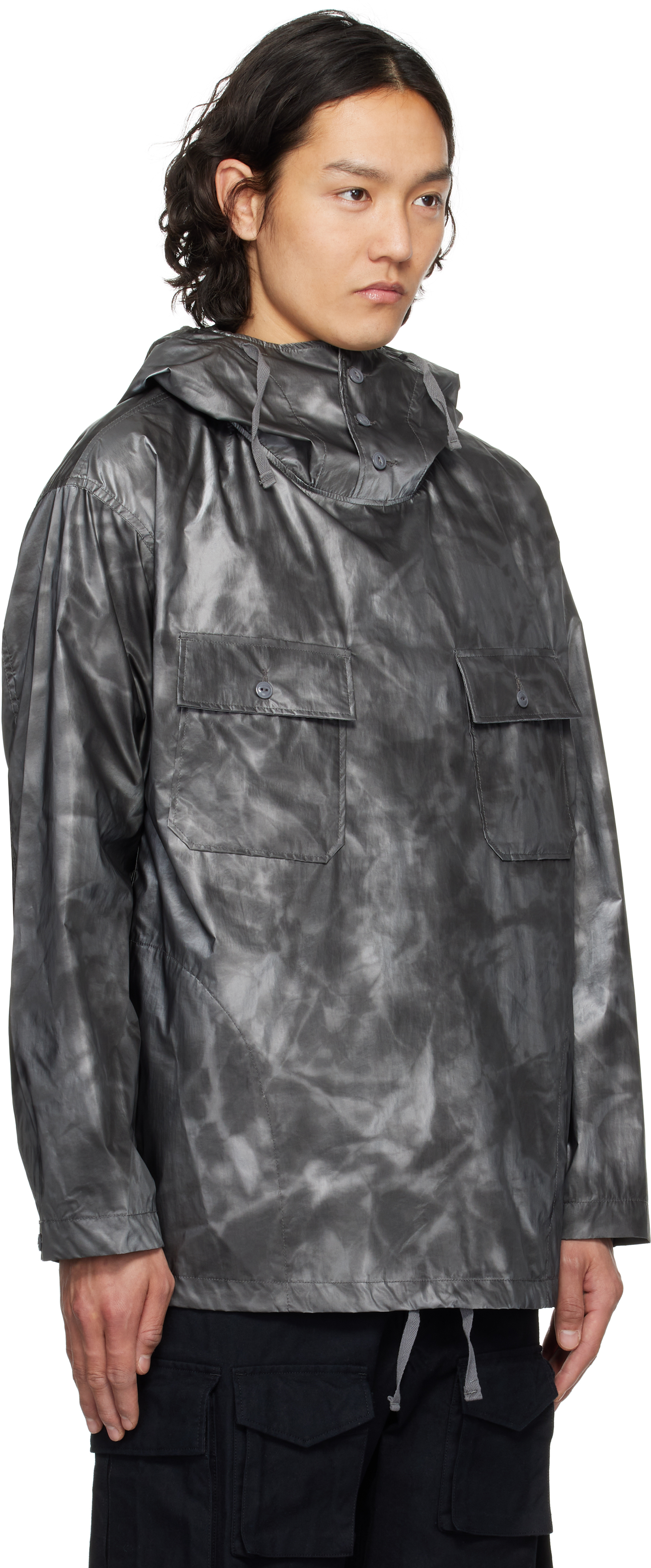 Engineered Garments Gray Cagoule Jacket