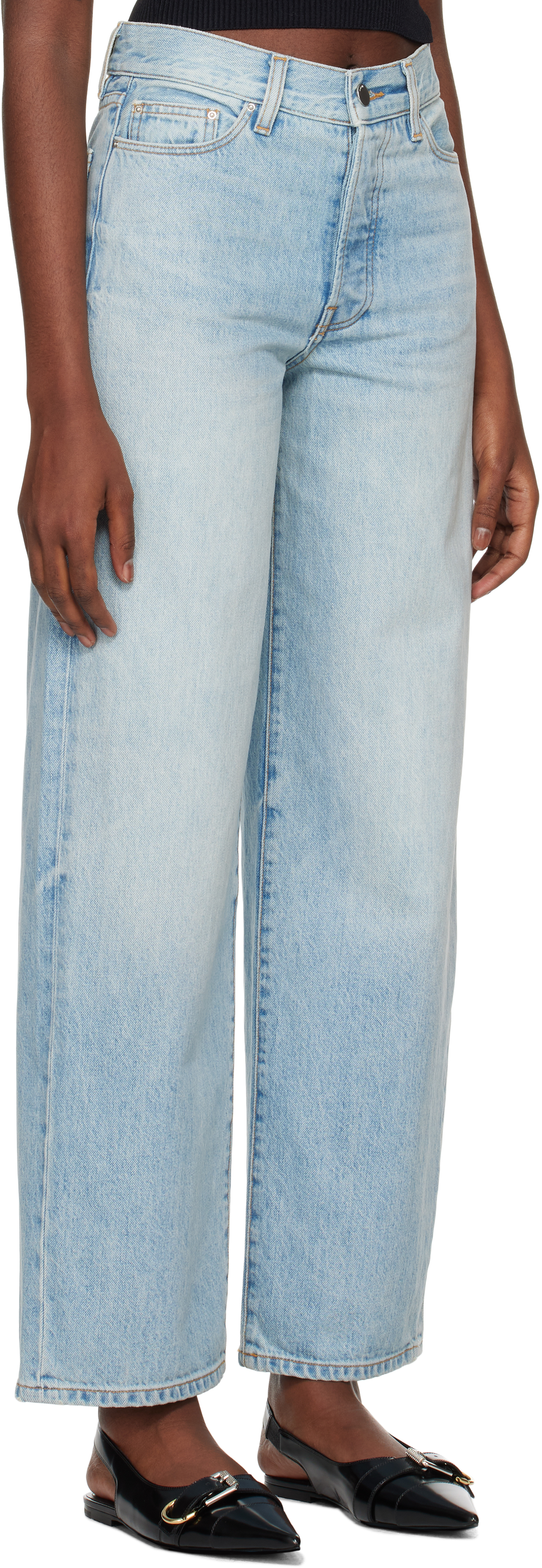 AMIRI Blue Wide Straight Jeans
