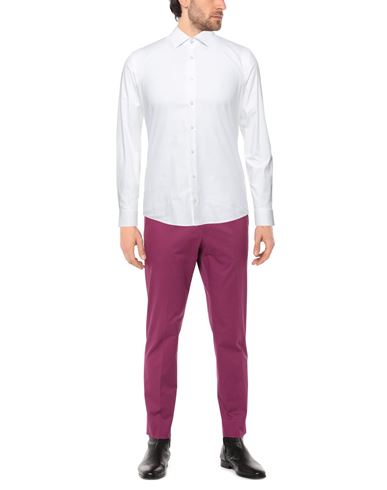 Man Shirt White Size 16 ½ Organic cotton, Elastane