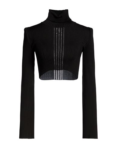 Woman Turtleneck Black Size S/M Viscose