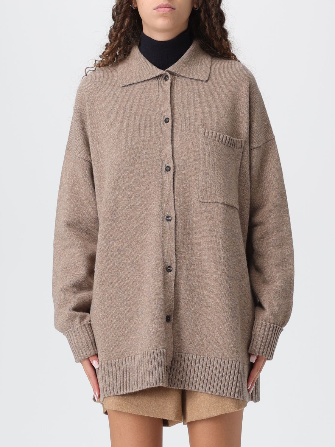 Polo Shirt Woman color Brown