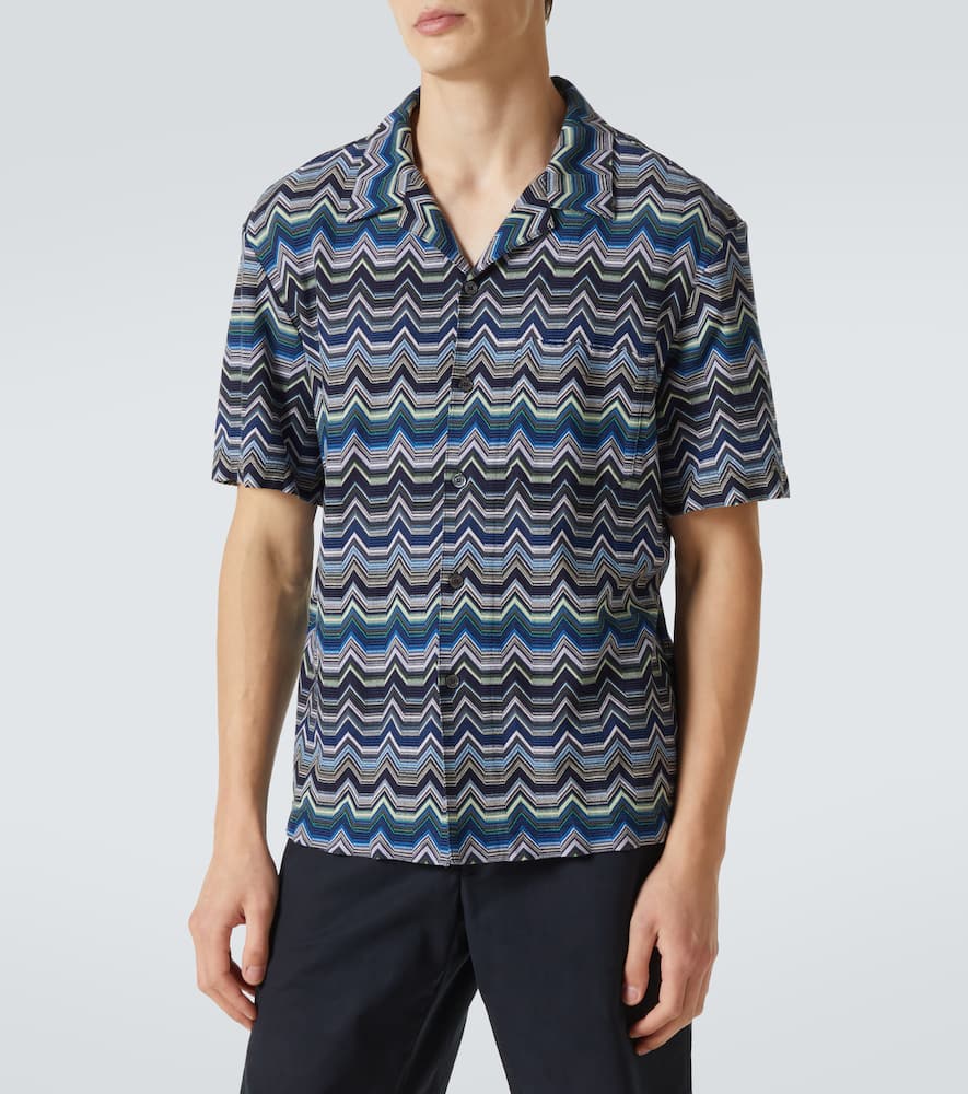 Zigzag cotton shirt