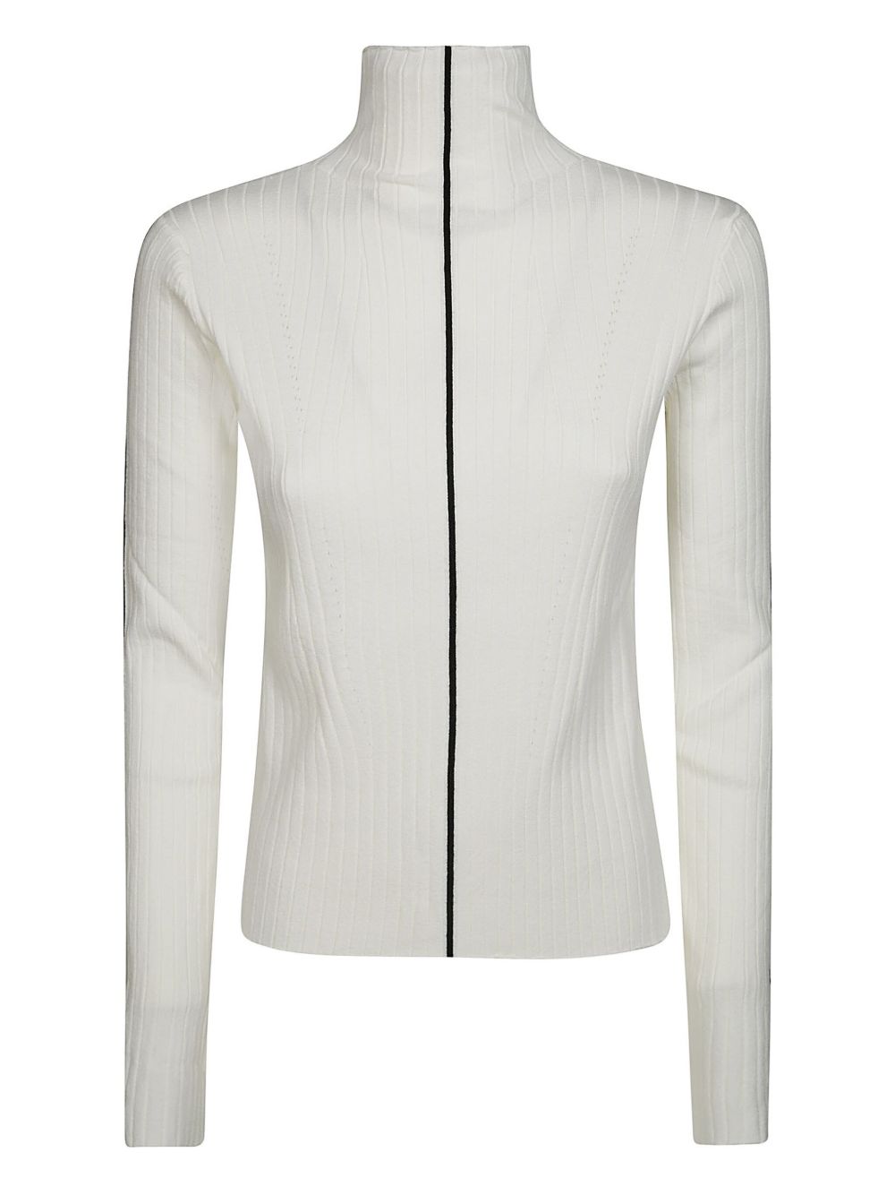 8pm jacquard knitted top - Neutrals