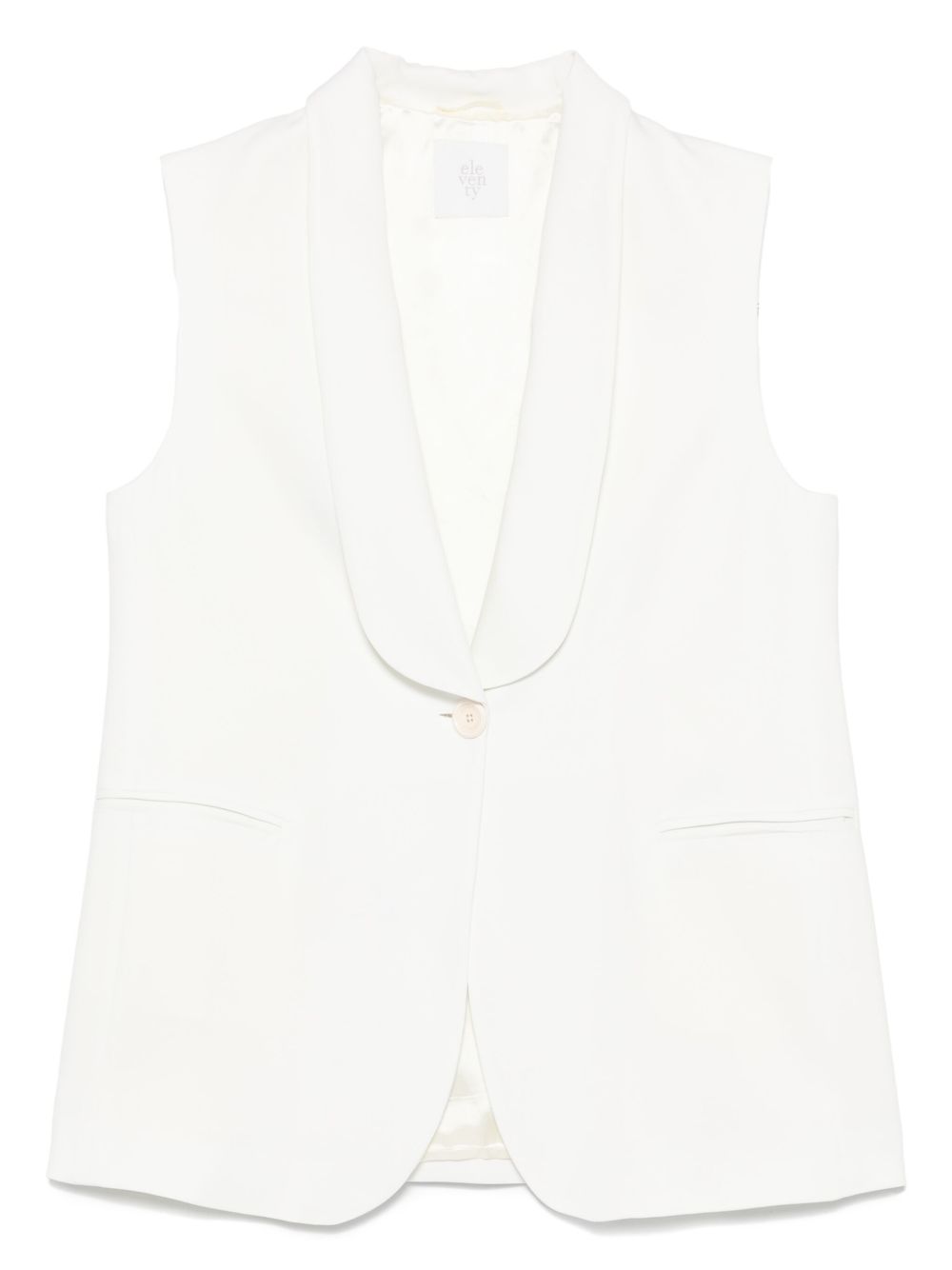 Eleventy Kids single-breasted gilet - White