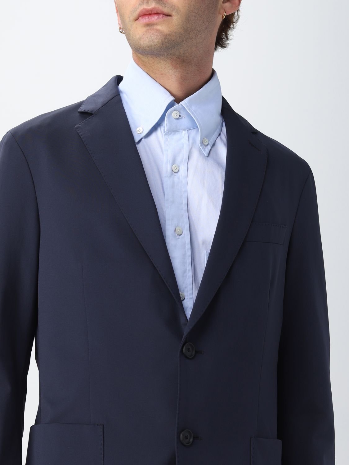 Jacket Men color Blue