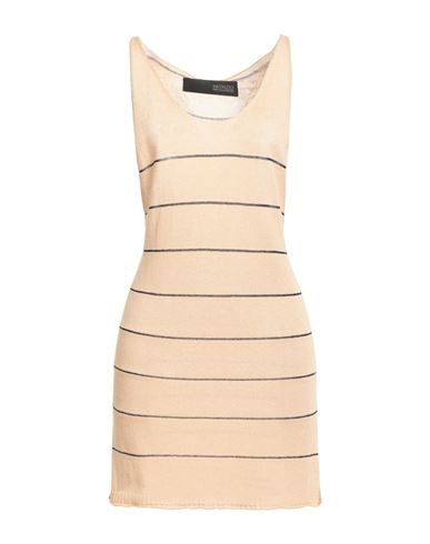 Woman Top Beige Size S/M Linen, Viscose, Cotton
