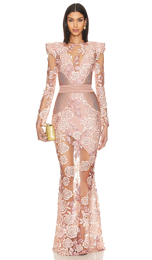 Zhivago The Beginning Gown in Nude. 4. Also