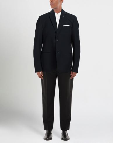 Man Blazer Navy Size 36 Polyester, Viscose, Elastane