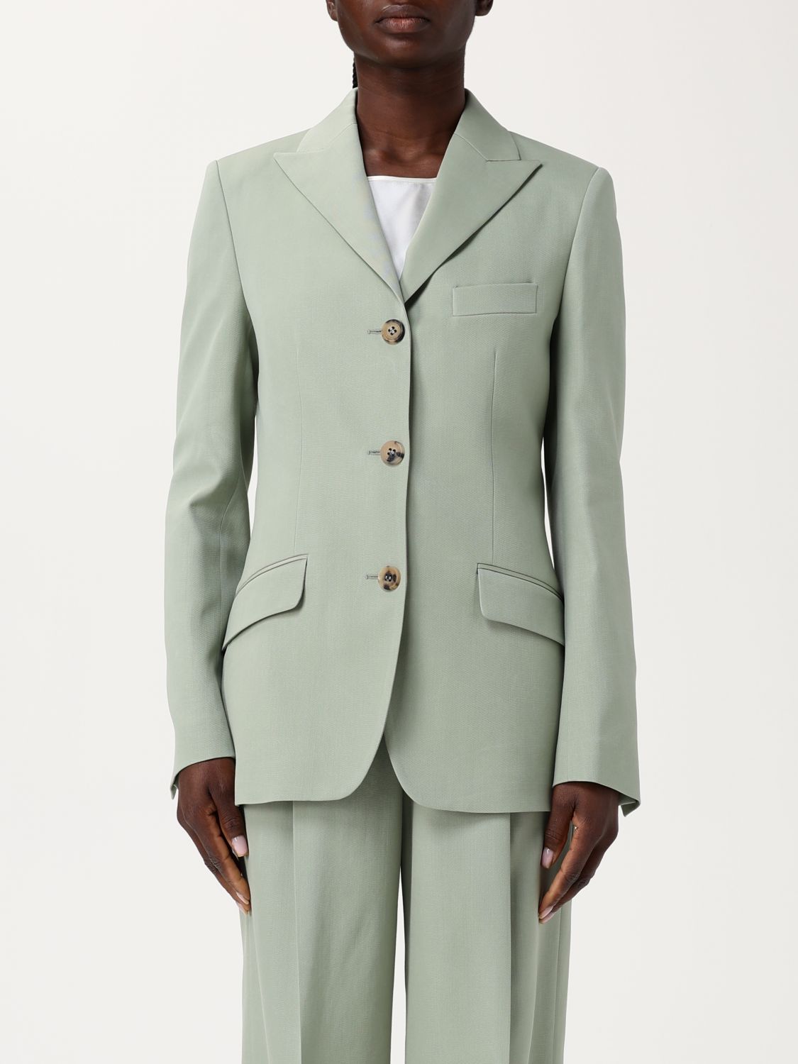 Nima Green Virgin Wool Blazer