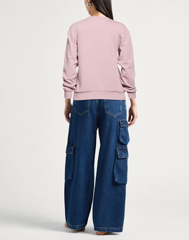 Woman Sweatshirt Pink Size XS Polyester, Cotton