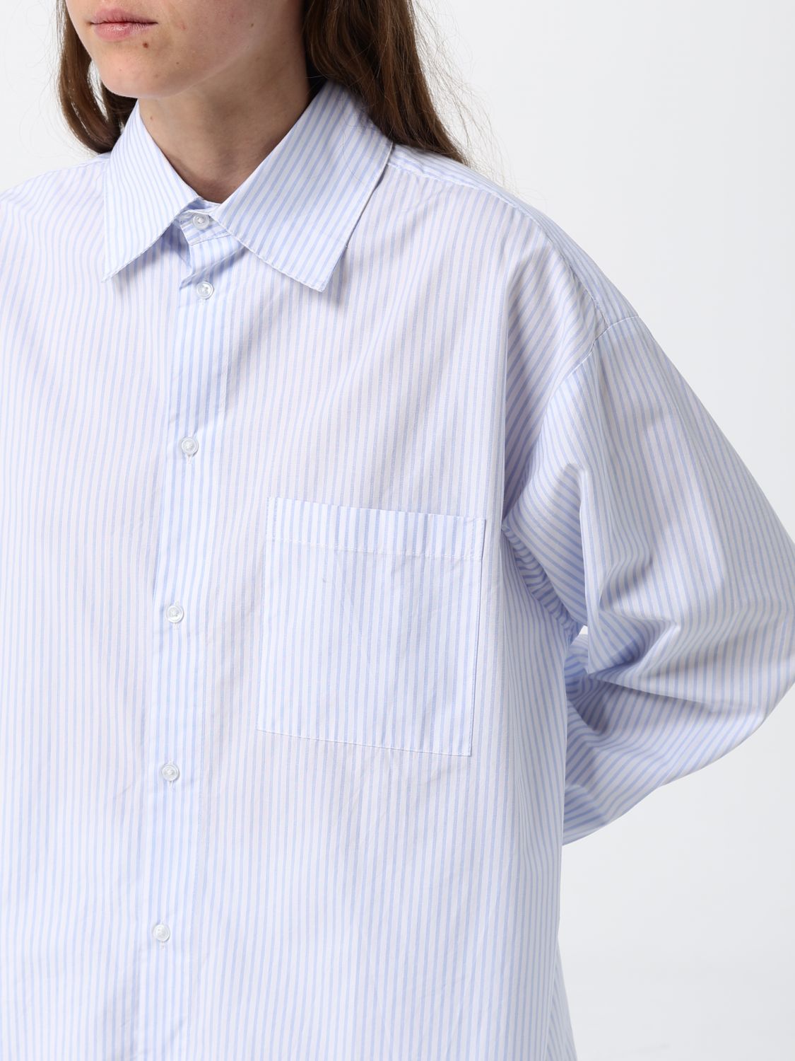 Shirt Woman color Gnawed Blue