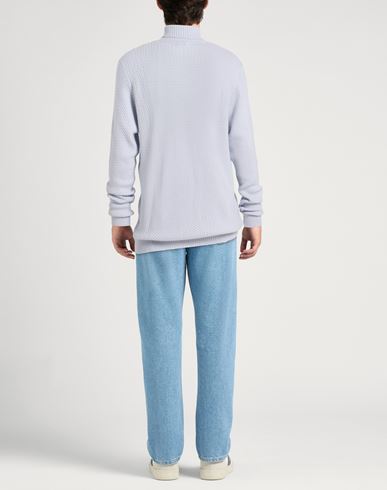 Man Turtleneck Sky blue Size 46 Virgin Wool