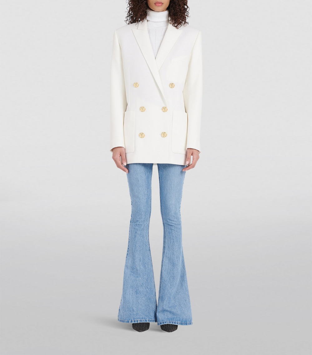 Wool Double-Breasted Blazer