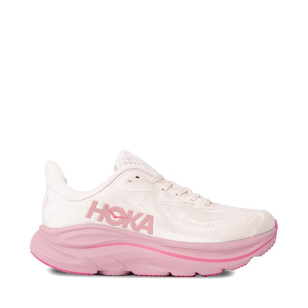 Womens HOKA Clifton 10 Athletic Shoe - Rose Cream / Dried Rose