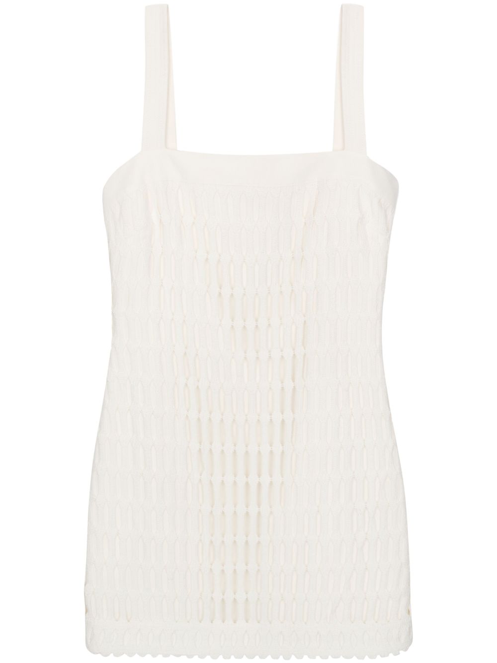 Artemis cotton minidress - White
