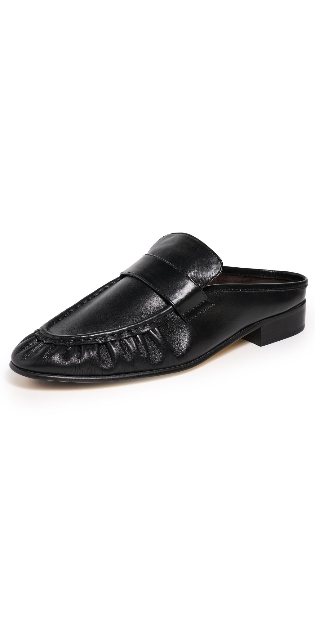 Glacier Loafer Mules Black Venice