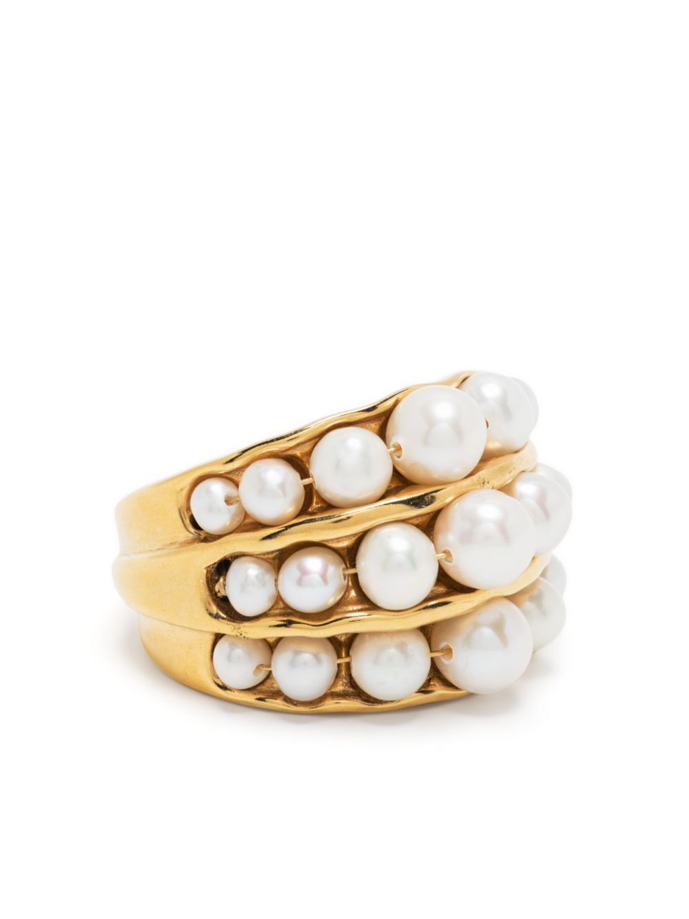 Graine de Gemmes pearl ring - Gold