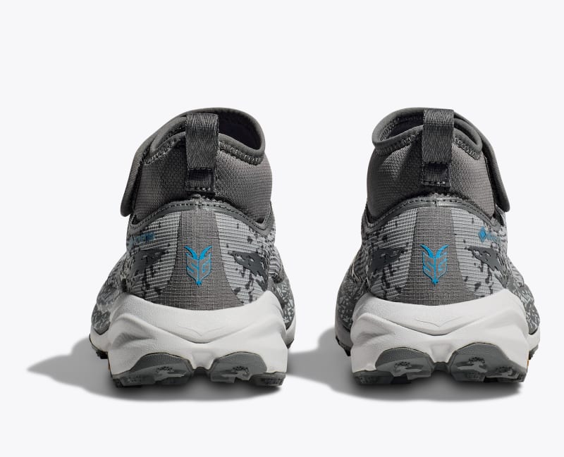 HOKA Women's Speedgoat 6 Mid GTX Shoes in Asteroid/Cosmic Grey