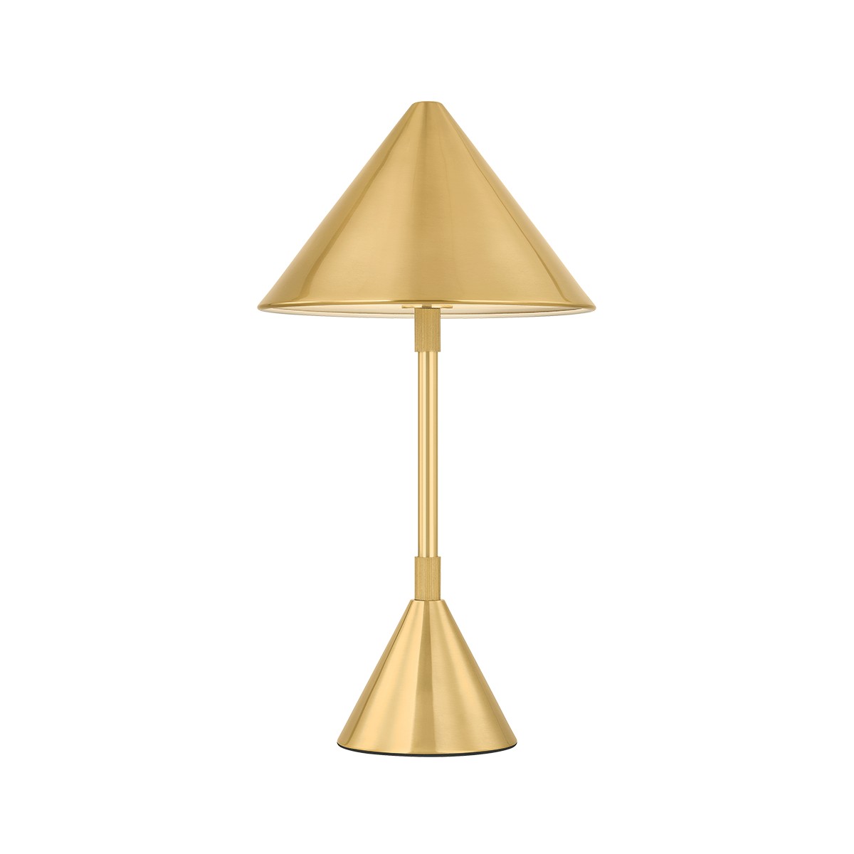 Aged Brass LED Table Lamp from the Salma Collection