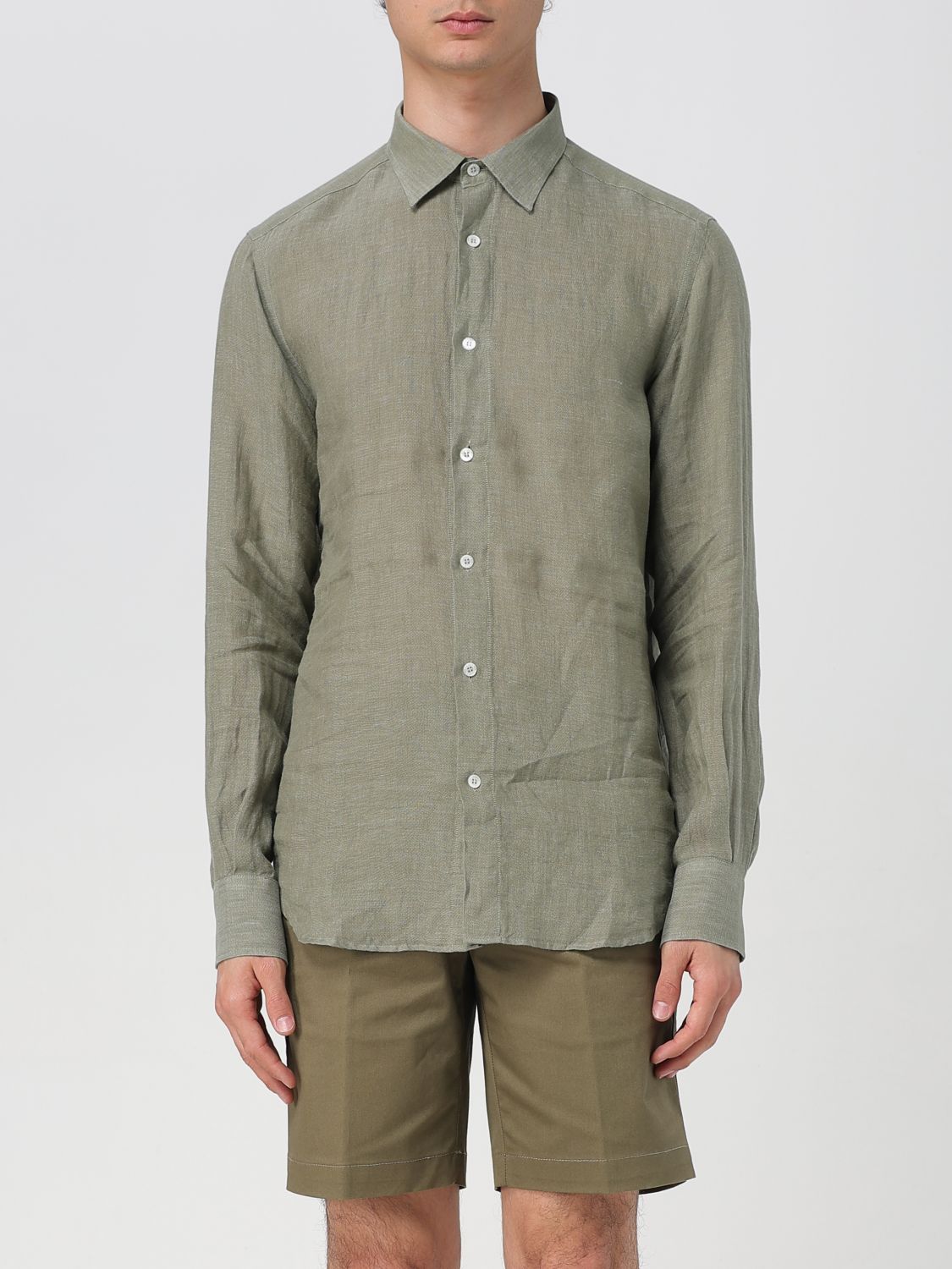 Shirt Men color Olive