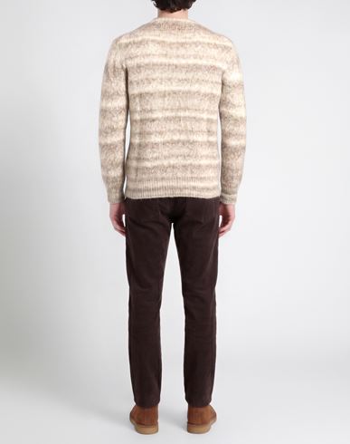 Man Sweater Sand Size M Alpaca wool, Cotton