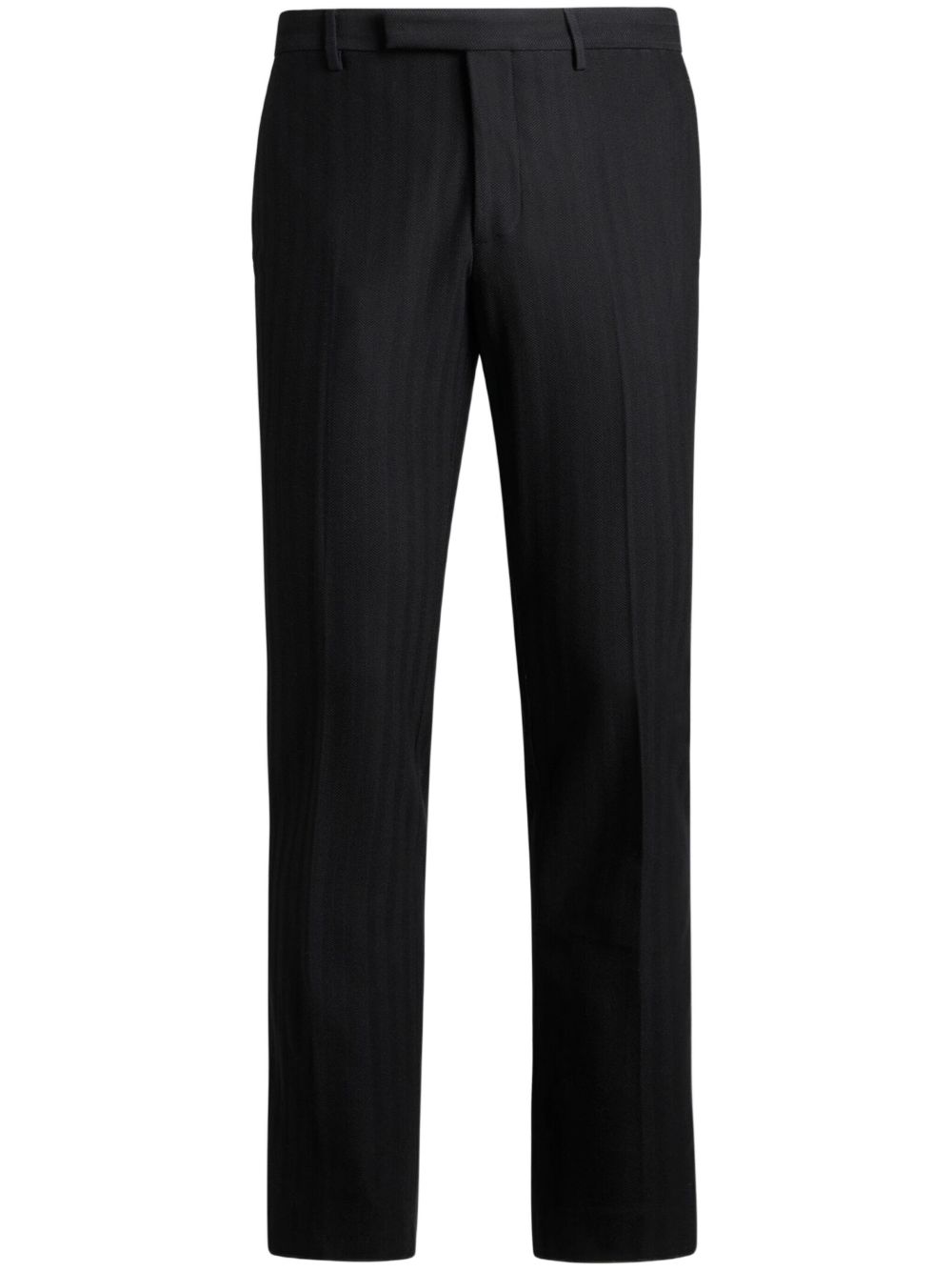 Jacquard trousers - Black