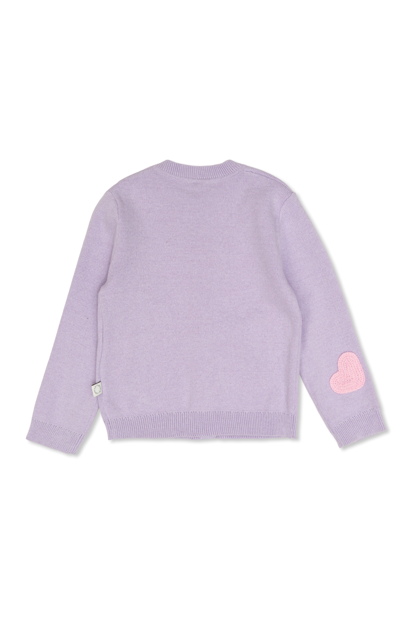 Cardigan With Patches, Unisex, Purple