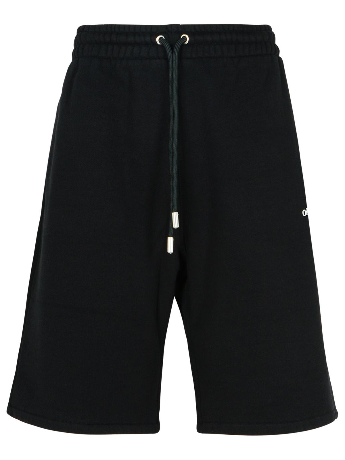 Logo-print track shorts - Black