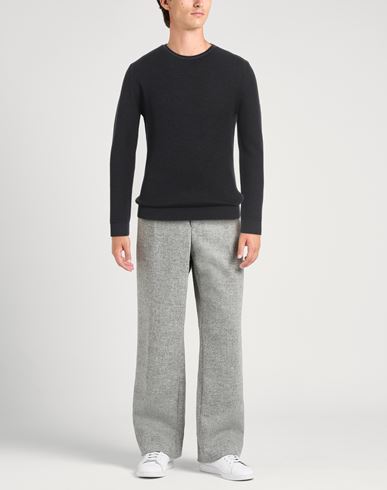 Man Sweater Charcoal Size 36 Merino Wool