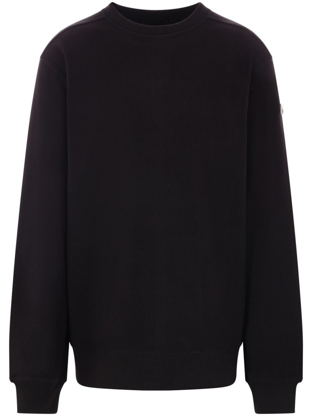 Logo-patch sweatshirt - Black