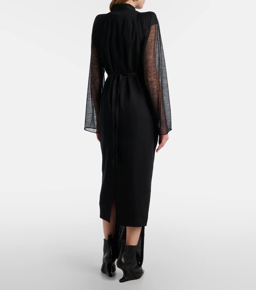 Cyclops wool wrap coat
