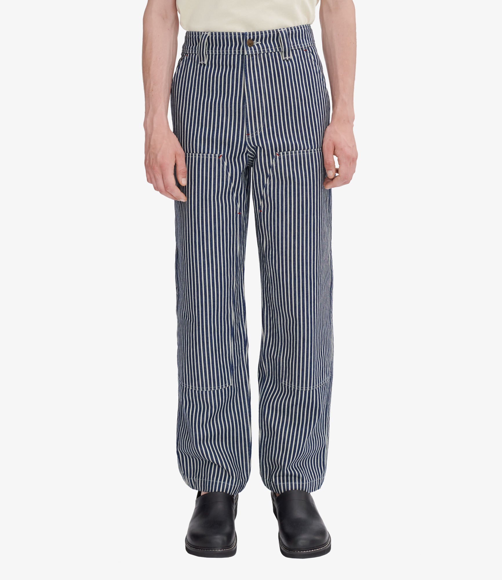 Gustav pants (M) TIC - Blue/white