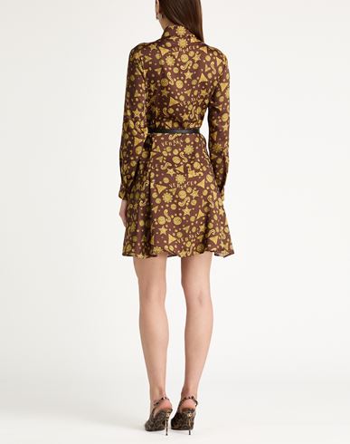 Woman Mini dress Brown Size 2 Polyester