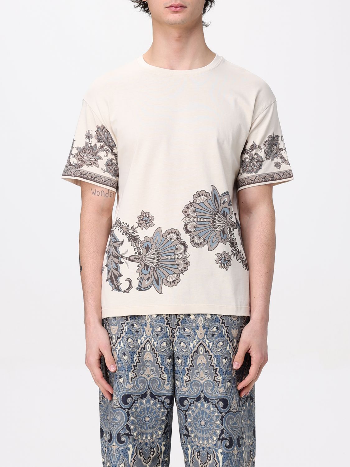 Printed T-shirt - Neutrals